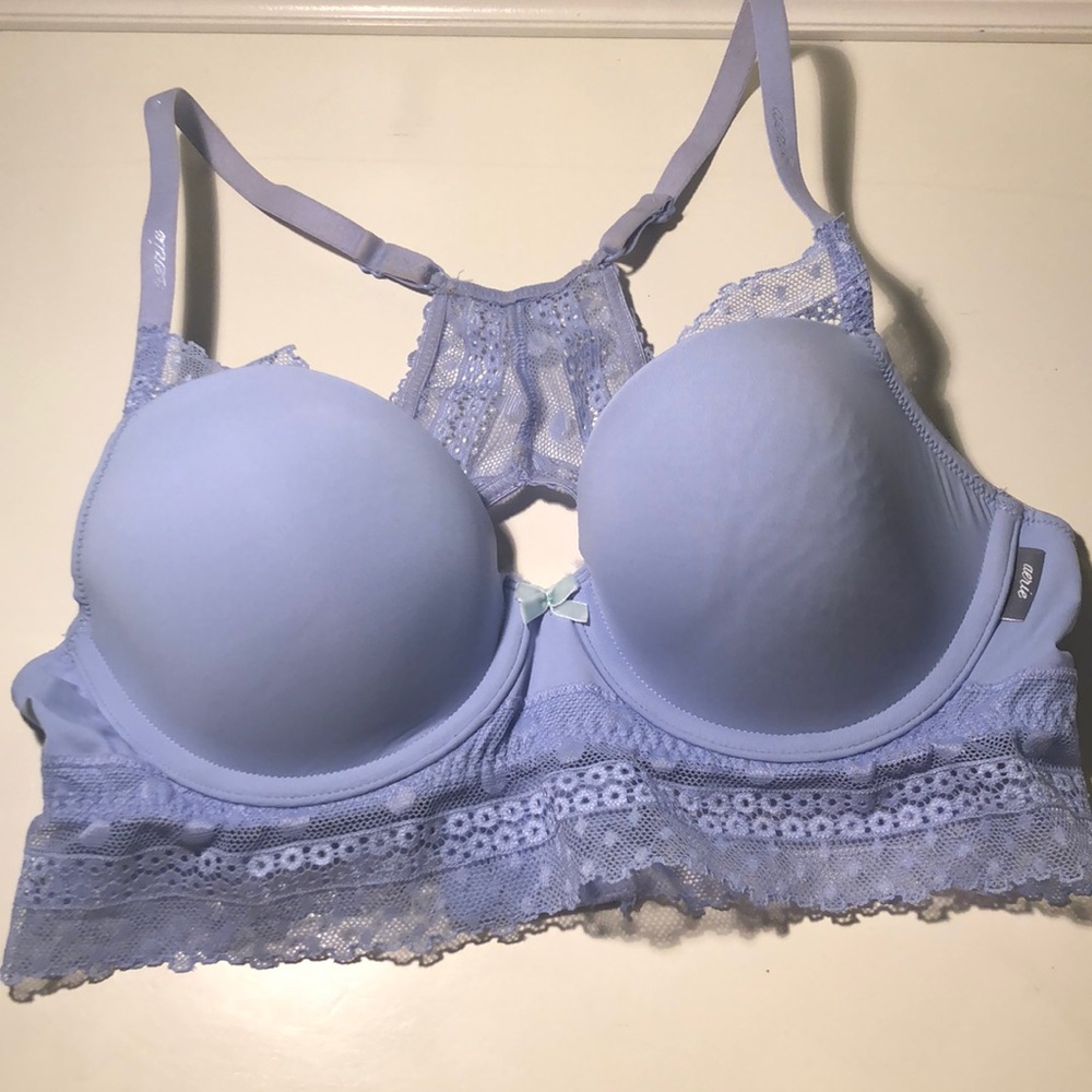 Aerie lacy longline racerback bra